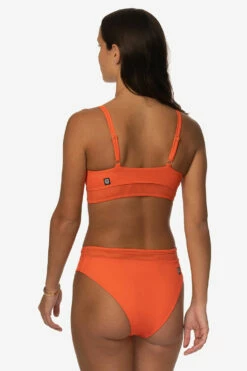 Claire Mesh Bikini Bottom - Clementina 6 Claire Mesh Bikini Bottom - Clementina -JOLYN Sales Swim Bottoms Claire Solids Clementina Back Side GiannaShami 040323