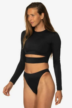 Haliewa Bikini Bottom - Black