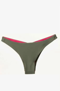 Hossegor Bikini Bottom - Eucalyptus -JOLYN Sales Swim Bottoms Hossegor Solid Eucalyptus Flatlay Front TiaSurfCollectionDrop1