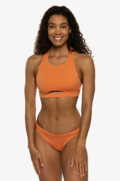 Isabel Bikini Bottom - Sahara -JOLYN Sales Swim Bottoms Isabel Solid Front Sahara JSD1 Nikkie 040722