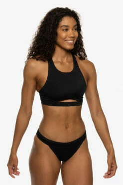 Isabel Bikini Bottom - Black -JOLYN Sales Swim Bottoms Isabel Solid Side Black BLK JSD1 Nikkie 040722