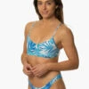 Kelia Bikini Bottom - La Jolla -JOLYN Sales Swim Bottoms Kelia Prints La Jolla FrontSide MichelleMason JSD2.23 030723