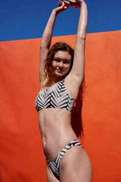 Kelia Bikini Bottom - Pacific -JOLYN Sales Swim Bottoms Kelia Prints Pacific Front Side Model1 JSD2.23 Lifestyle