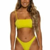 Kelia Bikini Bottom - Pear -JOLYN Sales Swim Bottoms Kelia Solid Front Pear EKSD1 Eryn 022122