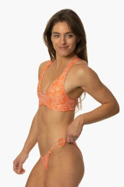 Luisa Bikini Bottom - Crystal Cove -JOLYN Sales Swim Bottoms Luisa Prints Crystal Cove FrontSide MichelleMason JSD2.23 030723