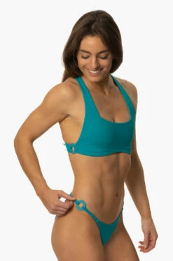 Luisa Bikini Bottom - Encinitas -JOLYN Sales Swim Bottoms Luisa Solids Encinitas FrontSide2 MichelleMason JSD2.23 030723