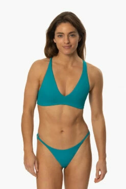 Luisa Bikini Bottom - Encinitas -JOLYN Sales Swim Bottoms Luisa Solids Encinitas Front MichelleMason JSD2.23 030723