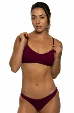 Midl Bikini Bottom - Cabernet 12 Midl Bikini Bottom - Cabernet -JOLYN Sales Swim Bottoms Midl Solid Front2 Cabernet CAB Angie 061821 034f0781 c8f6 4cf7 bdc5 c8e9016dd007