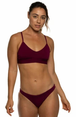 Midl Bikini Bottom - Cabernet 11 Midl Bikini Bottom - Cabernet -JOLYN Sales Swim Bottoms Midl Solid Front Cabernet CAB Angie 061821 53bd9b0a c4a5 4372 9634 6534b04f5ce5