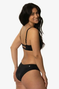 Minerva Bikini Bottom - Black -JOLYN Sales Swim Bottoms Minerva Solids Black Back Side Destiny CSGD1 041123