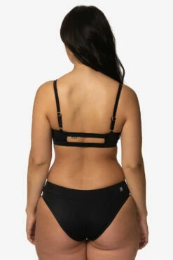Minerva Bikini Bottom - Black -JOLYN Sales Swim Bottoms Minerva Solids Black Back Destiny CSGD1 041123