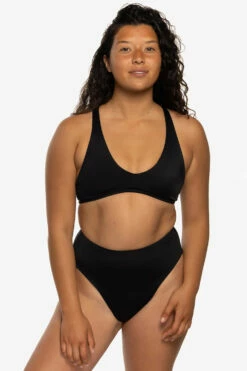 Natia Bikini Bottom - Black -JOLYN Sales Swim Bottoms Natia Solid Front Black BLKV JSD1 Maya 031722 d09c0a33 db9b 45c9 baad bbe67a34f364