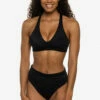 Natia Bikini Bottom - Black 1 Natia Bikini Bottom - Black -JOLYN Sales Swim Bottoms Natia Solid Front Black BLK JSD1 Nikkie 040722