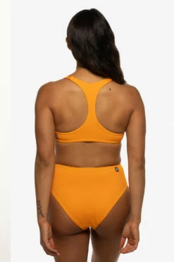 Natia Bikini Bottom - Mandarin 14 Natia Bikini Bottom - Mandarin -JOLYN Sales Swim Bottoms Natia Solid Mandarin Back Liz 052422