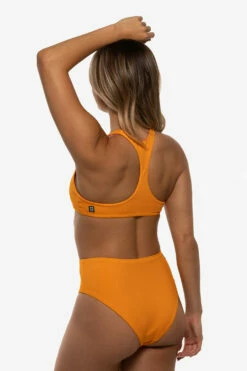 Natia Bikini Bottom - Mandarin 13 Natia Bikini Bottom - Mandarin -JOLYN Sales Swim Bottoms Natia Solid Mandarin Side Mia 052022