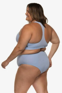 Aster Bikini Top - Sky -JOLYN Sales Swim Bottoms Natia Solid Sky Side Carly 060922