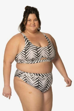 Nora Bikini Bottom - Pacific -JOLYN Sales Swim Bottoms Nora Prints Pacific Front Side CarlyCompton JSD2.23 021023