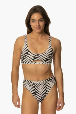 Nora Bikini Bottom - Pacific -JOLYN Sales Swim Bottoms Nora Prints Pacific Front MichelleMason JSD2.23 030723