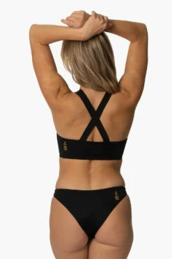 Playa Bikini Bottom - Black 13 Playa Bikini Bottom - Black -JOLYN Sales Swim Bottoms Playa Solid Black Back CourtneySurf ChristinaQuakernik 021123