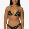 Trestles Bikini Bottom - Lemon Drop -JOLYN Sales Swim Bottoms Trestles Print Lemon Drop LEMONDROP Front TiaSurf KianiSouza 020923