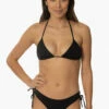 Trestles Bikini Bottom - Black -JOLYN Sales Swim Bottoms Trestles Solid Black Front TiaSurf MonicaWalsh 020923