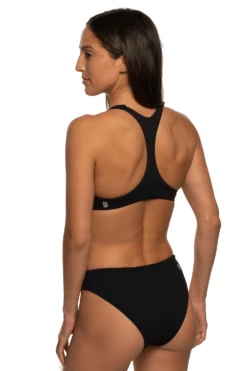 Koa Bikini Bottom -JOLYN Sales Swim Bottomss Koa Solid Side Black Laura 042321