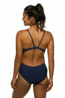 Devon Swim Onesie - Navy