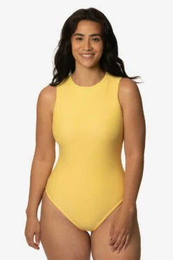Cleopatra Surf Suit - Fiesta 9 Cleopatra Surf Suit - Fiesta -JOLYN Sales Swim Onesies Cleopatra Solids Fiesta Front Destiny CSGD1 041123