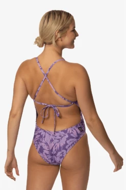 Dayno 3 Swim Onesie - Lavish -JOLYN Sales Swim Onesies Dayno 3 Print Lavish Back2 EmiJack 041323