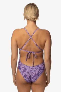 Dayno 3 Swim Onesie - Lavish -JOLYN Sales Swim Onesies Dayno 3 Print Lavish Back EmiJack 041323