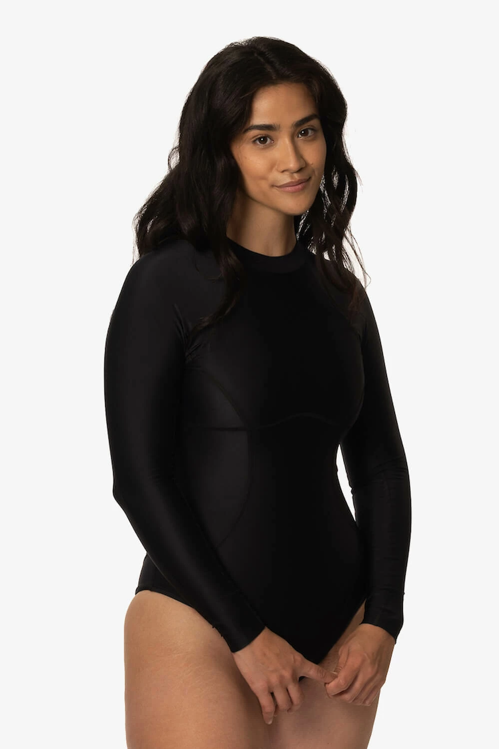 Elizabeth Zip-Up Surf Suit - Black 5 Elizabeth Zip-Up Surf Suit - Black - Image 3