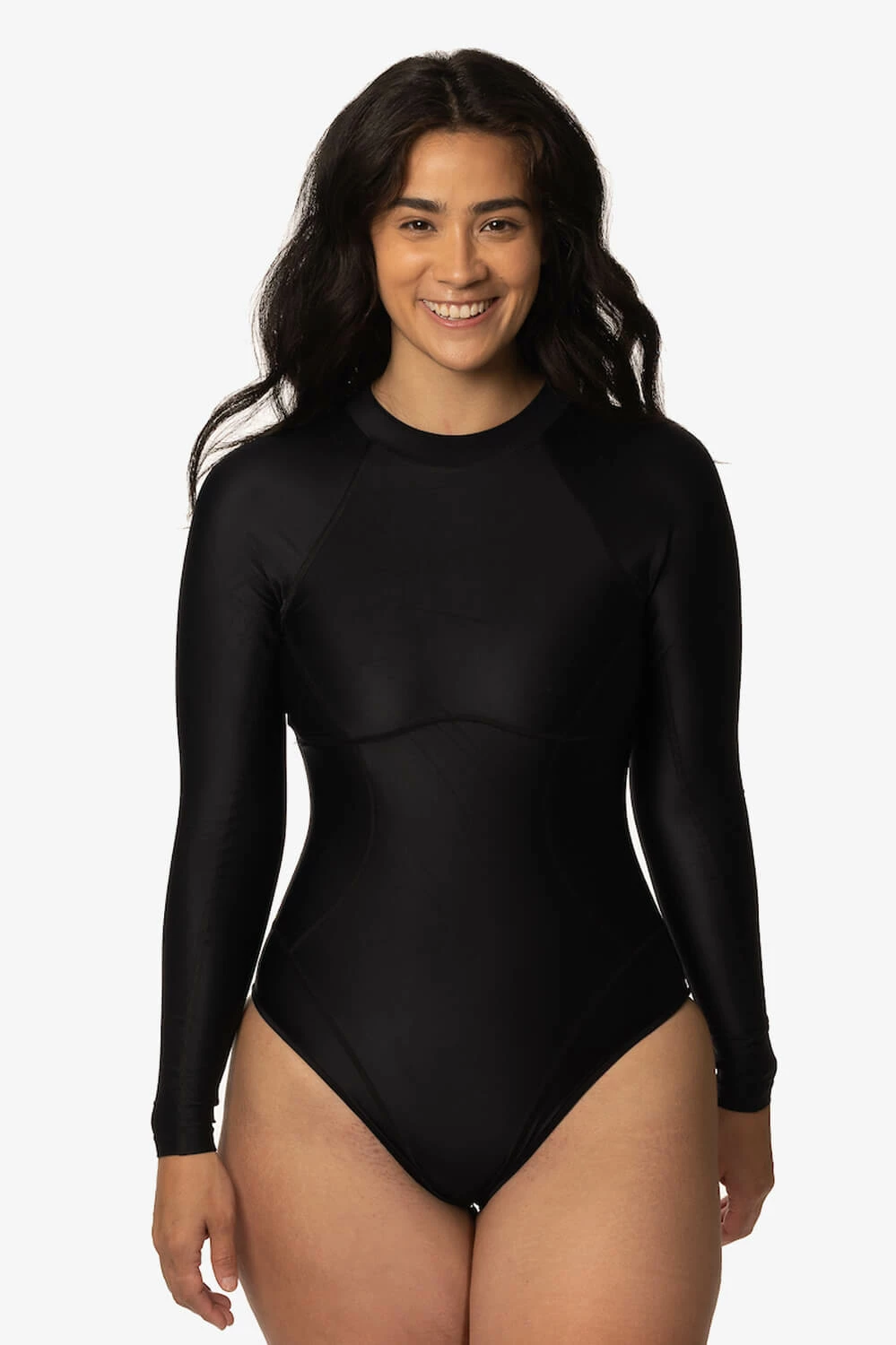 Elizabeth Zip-Up Surf Suit - Black 3 Elizabeth Zip-Up Surf Suit - Black