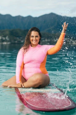 Elizabeth Zip-Up Surf Suit - Zion & Volcano 12 Elizabeth Zip-Up Surf Suit - Zion & Volcano -JOLYN Sales Swim Onesies Elizabeth Solids Zion Volcano Front Elizabeth CSGD1