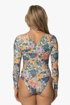 Endure Onesie - Magnolia 14 Endure Onesie - Magnolia -JOLYN Sales Swim Onesies Endure Print Magnolia Back CourtneySurf ChristinaQuakernik 021123