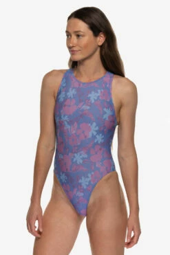 Front Page -JOLYN Sales Swim Onesies Fairlie Print Hibiscus Front Laura 060622