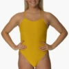 Gavin Swim Onesie - Mustard Contrast