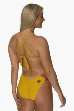 Gavin Swim Onesie - Mustard Contrast 12 Gavin Swim Onesie - Mustard Contrast -JOLYN Sales Swim Onesies Gavin Contrast MUSTMULTI SideBack2 Emi 090122