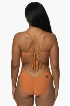 Gavin Swim Onesie - Tawny