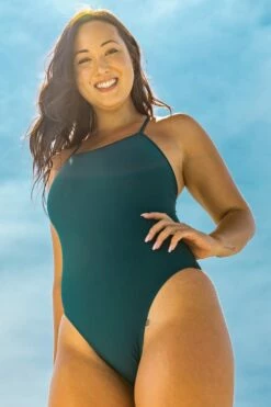 Jackson 4 Swim Onesie - Peacock