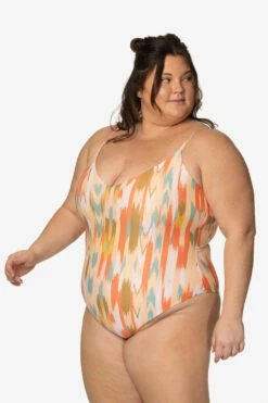 Juana Surf One Piece - Zuma -JOLYN Sales Swim Onesies Juana Prints Zuma Front Side CarlyCompton JSD2.23 021023