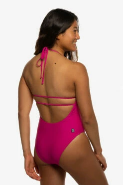 Lucia Surf One Piece - Jazzy -JOLYN Sales Swim Onesies Lucia Solid Jazzy Back Liz 052422