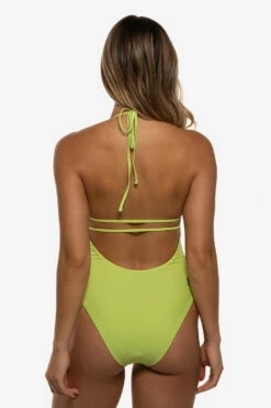 Lucia Surf One Piece - Limeade 16 Lucia Surf One Piece - Limeade -JOLYN Sales Swim Onesies Lucia Solid Limeade Back Mia 052022
