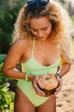 Lucia Surf One Piece - Limeade