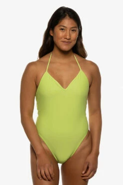 Lucia Surf One Piece - Limeade 19 Lucia Surf One Piece - Limeade -JOLYN Sales Swim Onesies Lucia Solid Limeade Front Liz 052422 a4b7da7b 03c1 4598 8309 5fa714140393