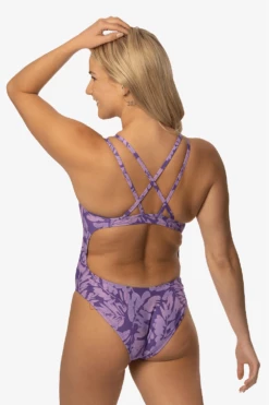 Murray Swim Onesie - Lavish -JOLYN Sales Swim Onesies Murray 30 Print Lavish Back1 EmiJack 041323