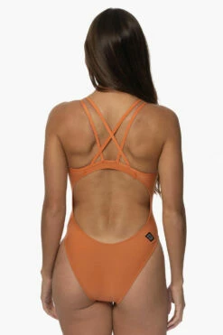 Murray Swim Onesie - Tawny