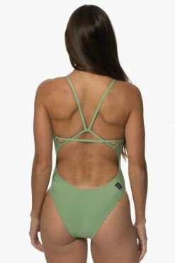 Perry Swim Onesie - Matcha