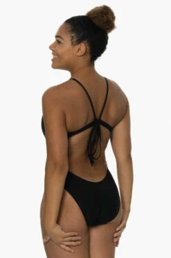 Taya Swim Onesie - Black