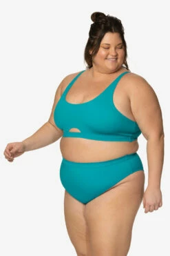 Amelia Bikini Top - Encinitas -JOLYN Sales Swim Tops Amelia Solids Encinitas Front Side CarlyCompton JSD2.23 021023