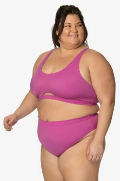 Amelia Bikini Top - Leucadia -JOLYN Sales Swim Tops Amelia Solids Leucadia Front Side CarlyCompton JSD2.23 021023